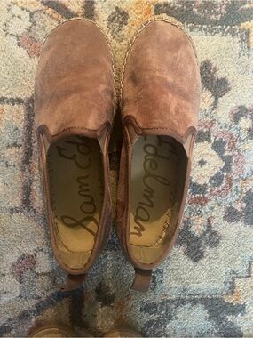 Sam Edelman Suede Espadrille Slip-Ons – Size 7